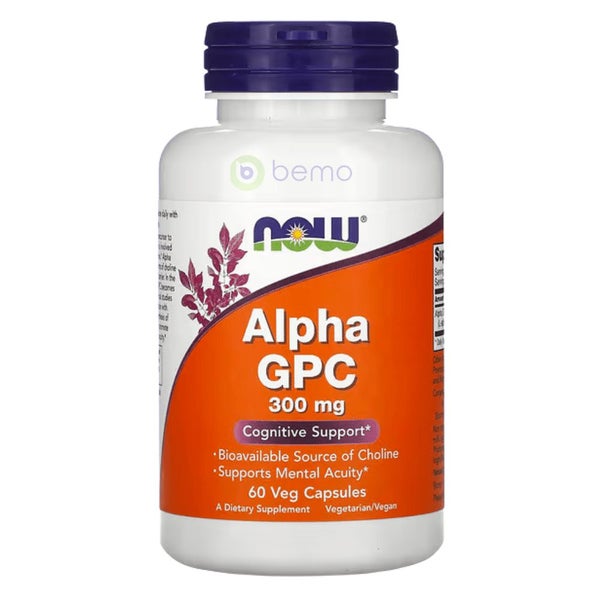 Now Foods, Alpha GPC 300mg, 60 Vcaps Carousel 1