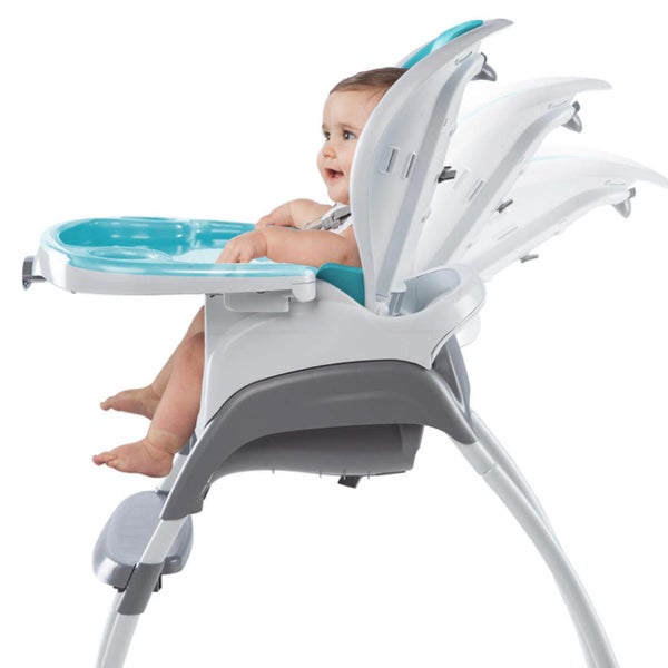 Ingenuity Smart Clean Trio 3 in 1 High Chair - Aqua Carousel 2
