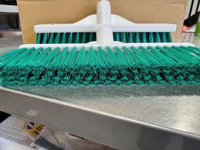2 x Brushworks 35cm Green Broom Heads-Medium Carousel 2