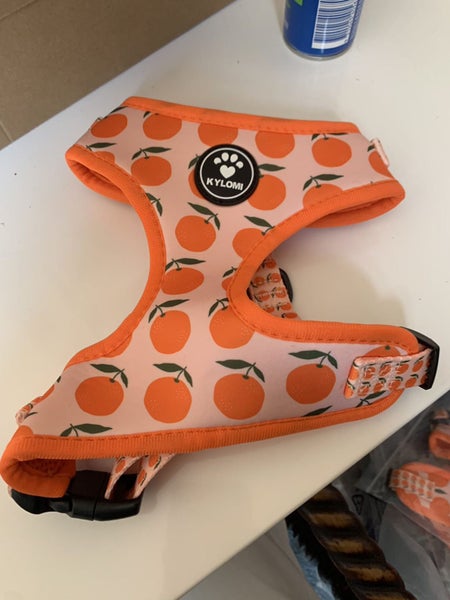 ORCHARD ORANGE NEOPRENE DOG AND PUPPY HARNESS SIZE SMALL Carousel 1