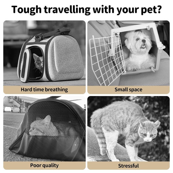 Pawz Dog Car Seat Booster Belt Pet Portable Travel Bed Hand-carry Washable Carousel 2