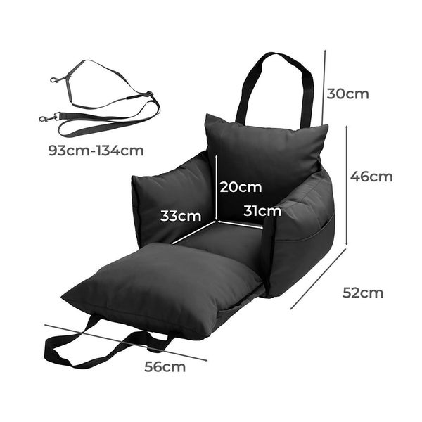 Pawz Dog Car Seat Booster Belt Pet Portable Travel Bed Hand-carry Washable Carousel 10