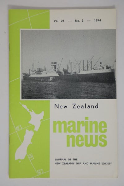 New Zealand marine news, vol. 25 no. 2 1974 by unknown
