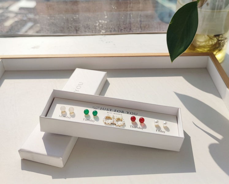 (5X Earrings) Everyday Earrings EBZ21JX-11 Carousel 2