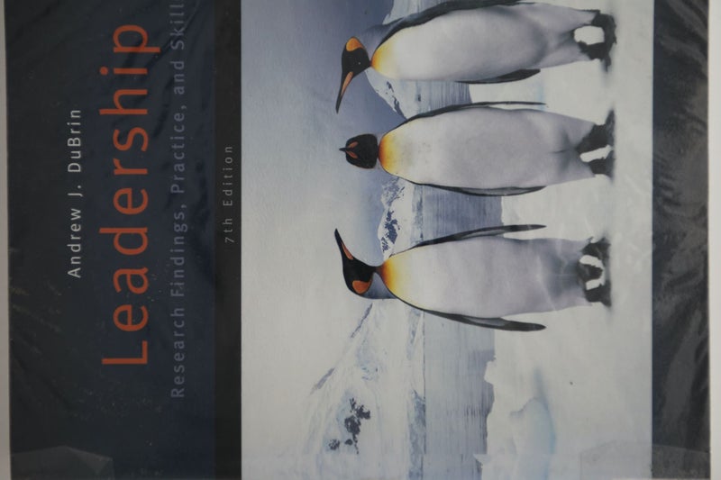 Leadership: Research Findings, Practice, and Skills by Andrew J. DuBrin Carousel 1