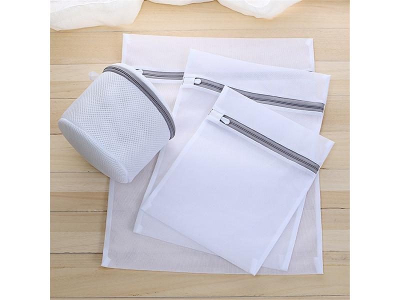 Mesh Laundry Bags For Washing Machine Travel Clothes Storage Net Zip Bag For Carousel 2