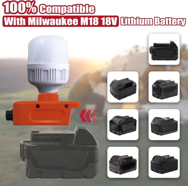 LED Work Light fits Milwaukee Battery Sale Sale Carousel 7