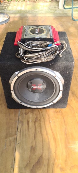 Sub + Amp + rca cables Carousel 1
