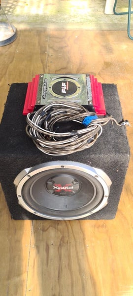 Sub + Amp + rca cables Carousel 3