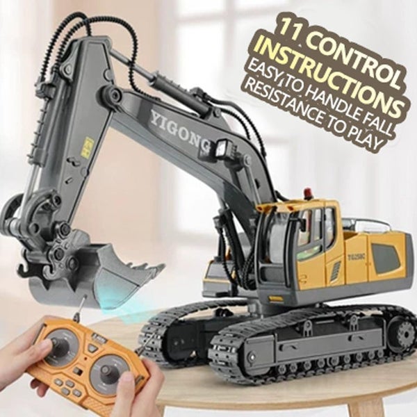 RC Excavator Dumper Car 2.4G Remote Control Engineering Vehicle Crawler Truck... Carousel 2