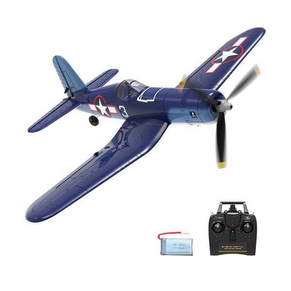 New F4U Corsair RC Plane 2.4Ghz 4CH 400mm Wingspan One-Key Aerobatic RTF Remo... Carousel 1