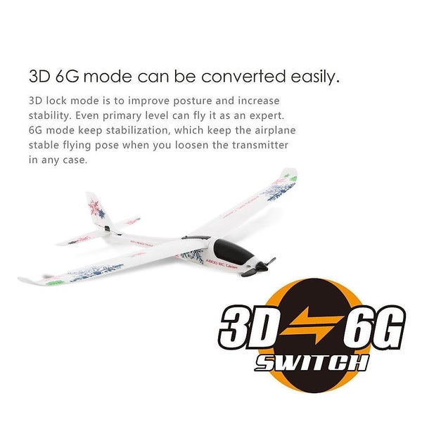 Wltoys XK A800 5CH RC Airplane 3D6G Assembly Gliders EPO Remote Control Plane... Carousel 7