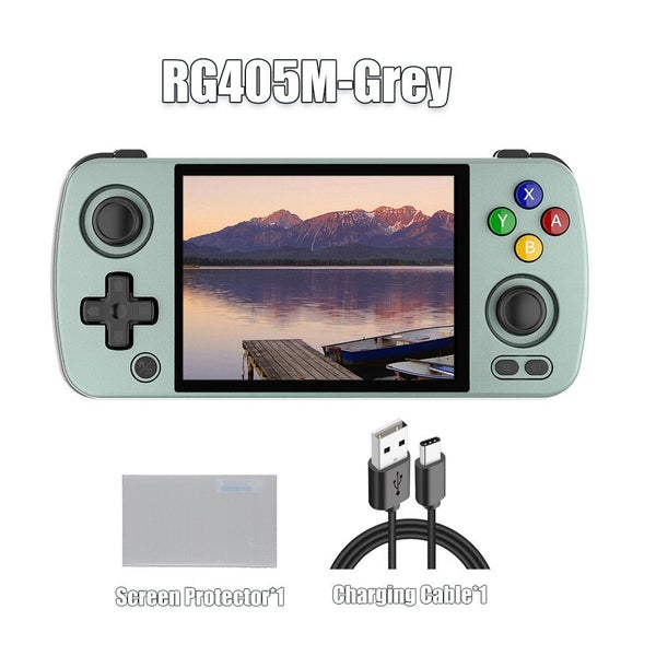 ANBERNIC RG405M Metal Handheld Console Android 12 System Unisoc Tiger T618 4 ... Carousel 1