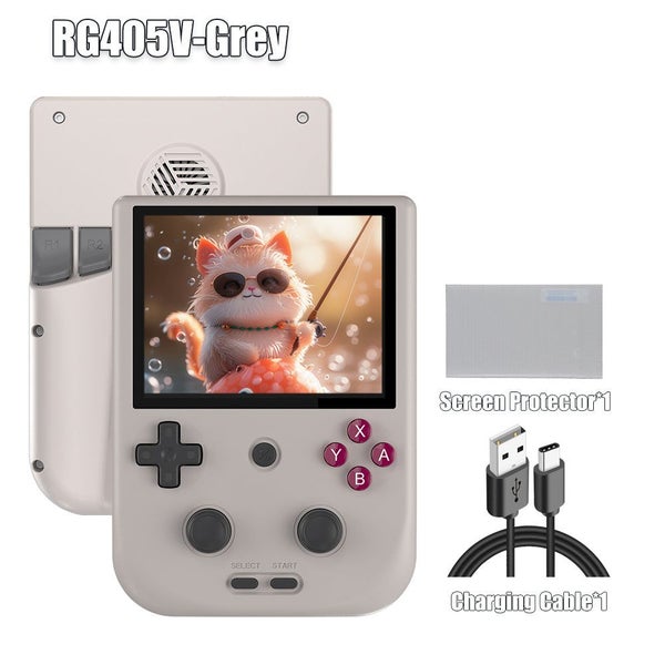 ANBERNIC RG405V Handheld Console 4'' IPS Touch Screen Android 12 Unisoc Tiger... Carousel 1