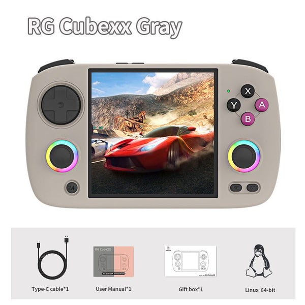 ANBERNIC RG CubeXX Handheld Game 3.95" IPS 720*720 Screen ux WIFI Bluetooth H... Carousel 1