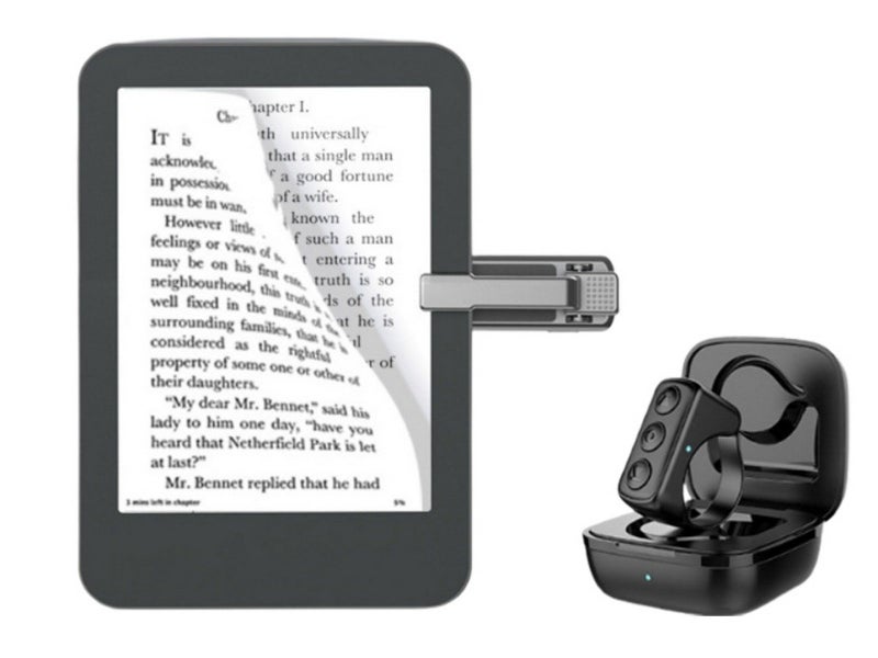 Hands-Free Page Turner Remote Control for Kindle Paperwhite Accessory Black Carousel 2