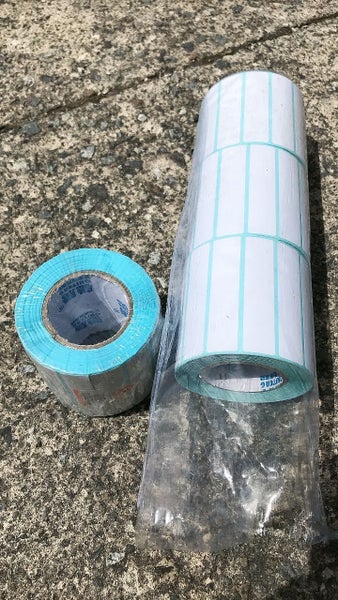 Thermal sticker Bar code printing paper 4 Rolls Carousel 1