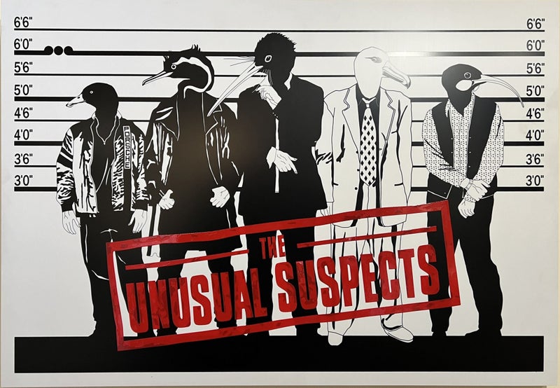 Brad Novak - The Unusual Suspects 1.1 - Screenprint on polymer board 6/45 Carousel 1
