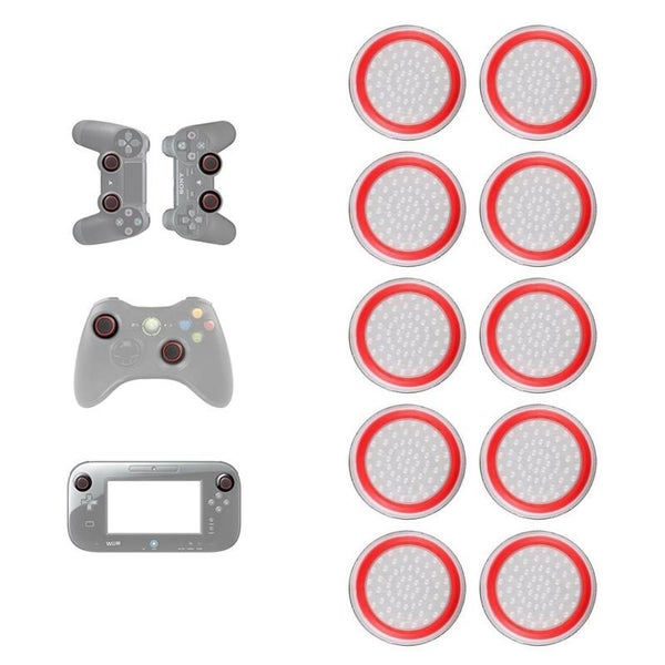 10 Pcs Gamepad Silicone Luminous Button Cap Rocker Cap For Ps5 / Ps4 / Ps3 / ... Carousel 1