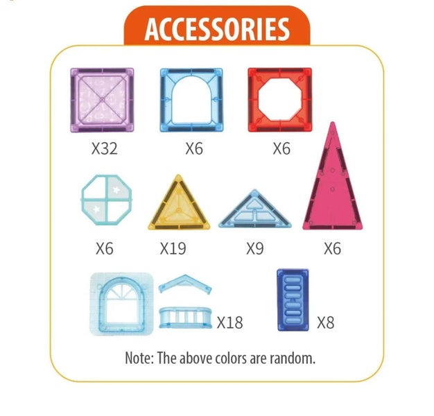 STEM Magnetic Building Blocks for Kids - 196 pcs62865826517123111