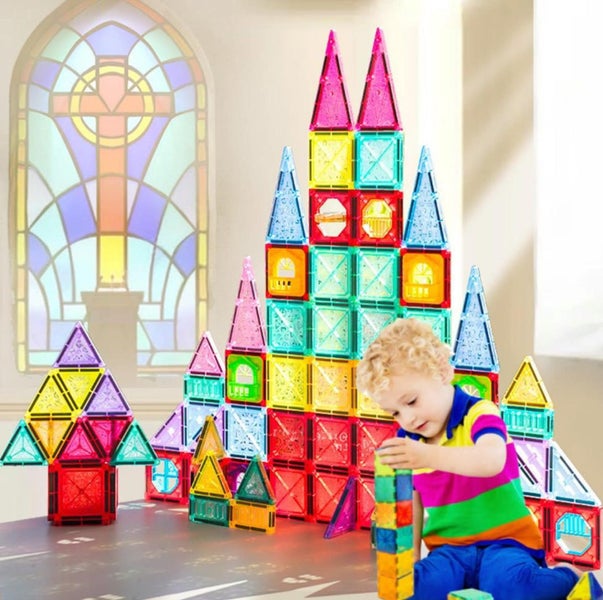 STEM Magnetic Building Blocks for Kids - 196 pcs62865826517123112