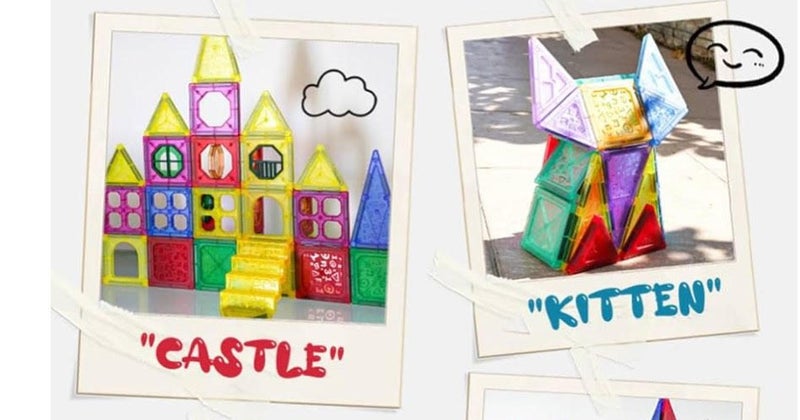 STEM Magnetic Building Blocks for Kids - 196 pcs62865826517123113