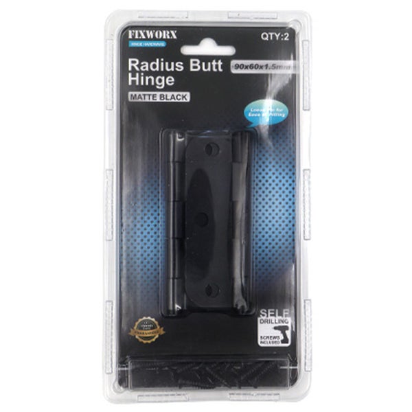 RADIUS BUTT HINGE PACK OF 2 Carousel 2