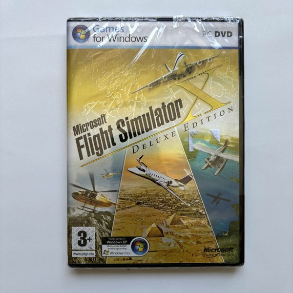 Microsoft Flight Simulator X Deluxe Edition PC Game NEW SEALED Carousel 1