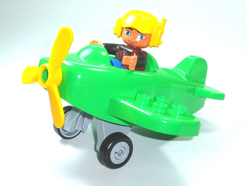 ®™DUPLO - Small Green Plane with Pilot ~Retired November 2017~ Carousel 2