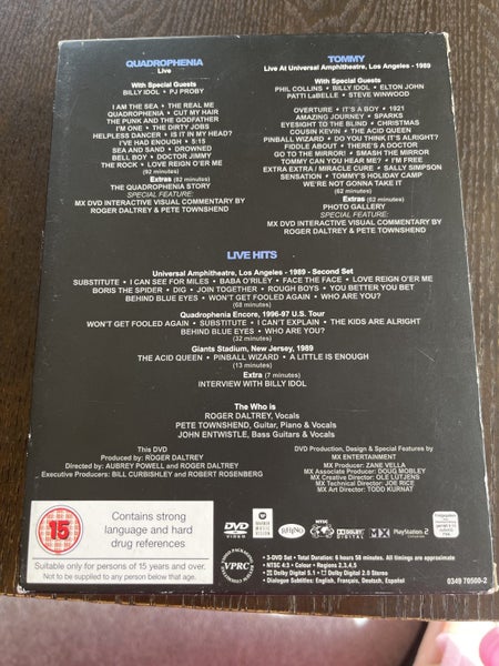 The WHO Tommy and Quadrophenia Live Carousel 8