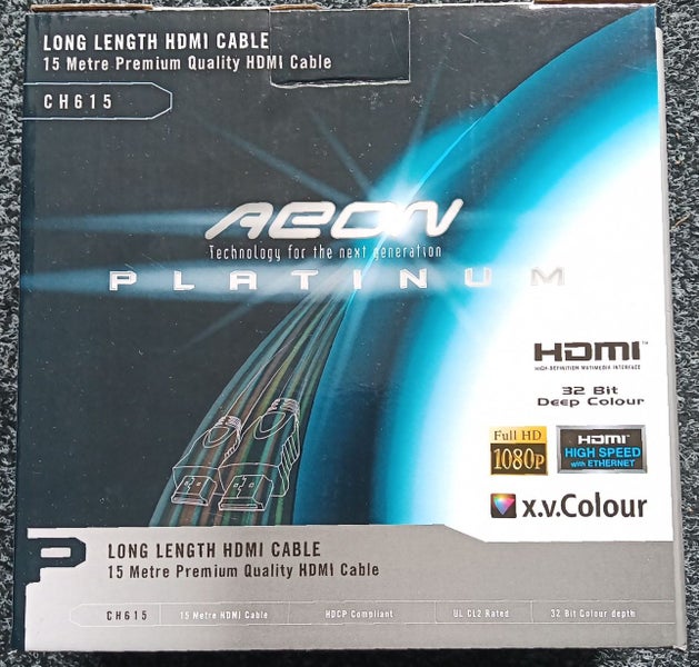 HDMI Cable 15Mtr, High Speed Cat 2 Supports 4K x 2K Resolution,UL CL2 Rated Carousel 3