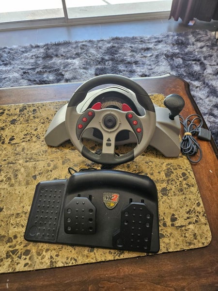 PS2 Mad Cats Steering Wheel and Pedals Carousel 1