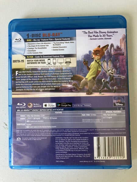 Zootopia Blu Ray Carousel 3