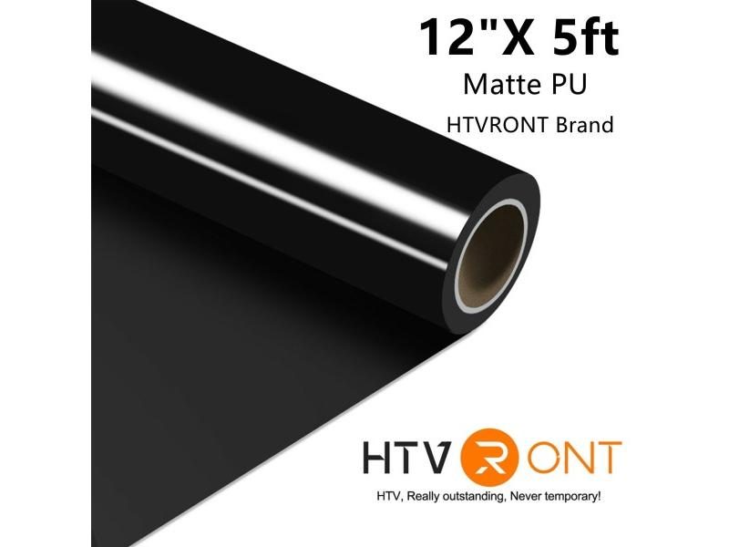 HTVRONT 12inX 5ft/30x152cm PU Elastic Heat Transfer Vinyl Roll For Clothing Carousel 2