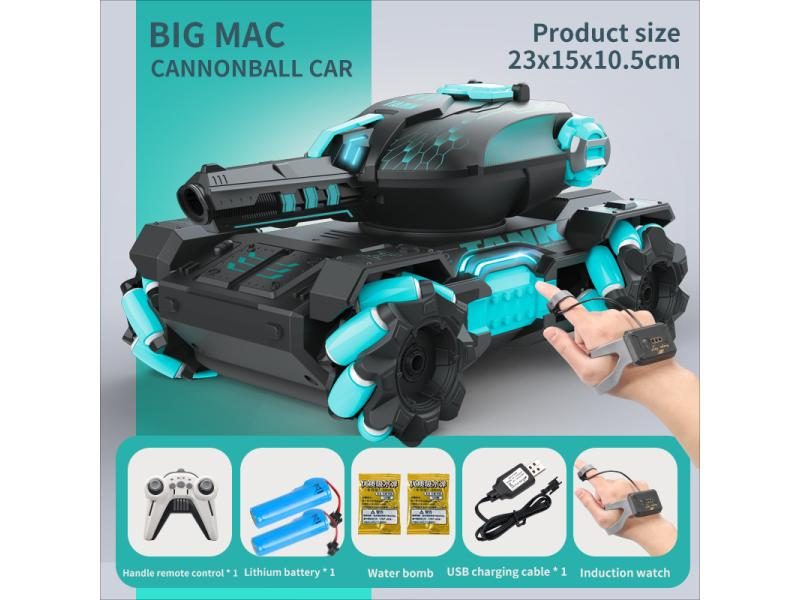 Rc Tanks 2.4G Dual Control Mode Armored Vehicle High Speed Water Bombs Carousel 1