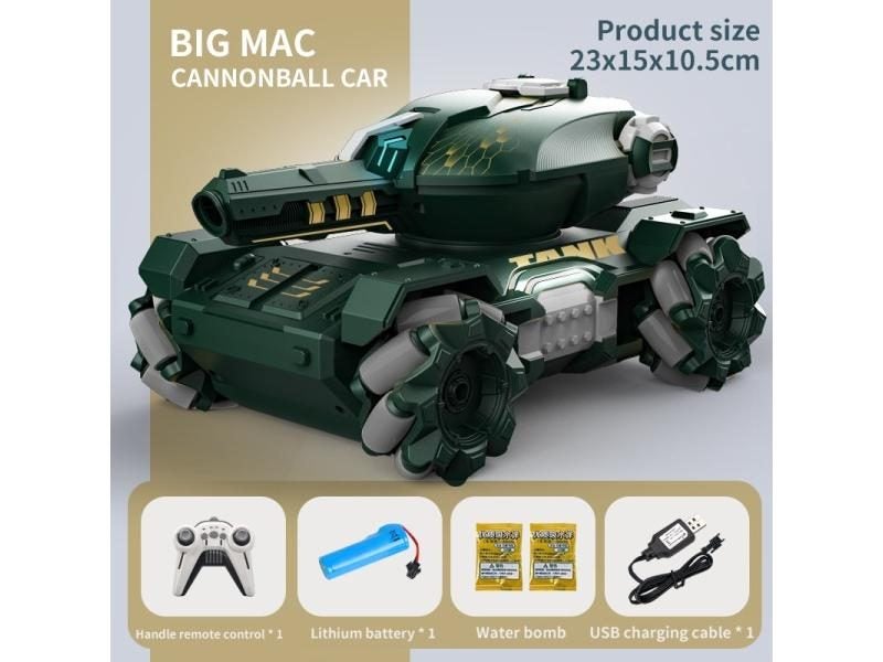 Rc Tanks 2.4G Dual Control Armored Vehicle With High Speed Water Bombs Remote Carousel 1
