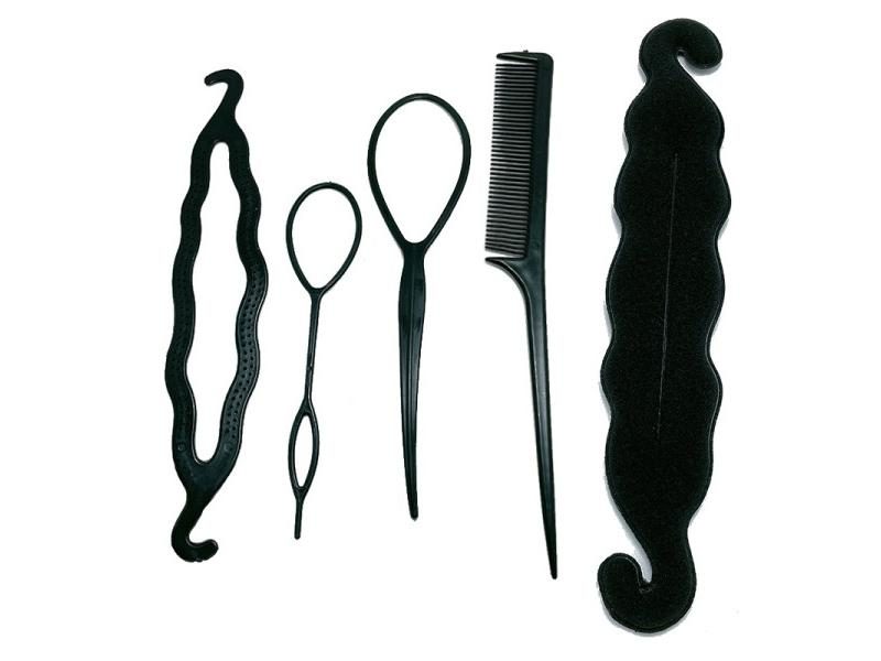 1-65Pcs/Set Multi-style Magic Donut Bun Maker Hair Accessories For Girls Carousel 1