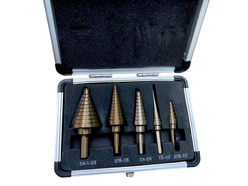HSS Step Drill Bit Set Carousel 2