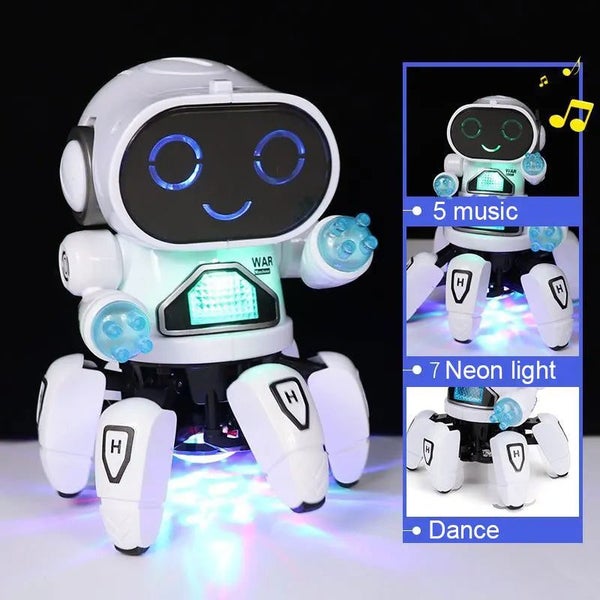 Kids Dance Robots Music LED 6 Claws Octopus Robot Birthday Gift Toys For Chil... Carousel 2