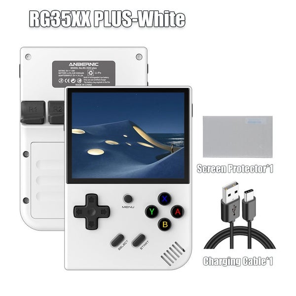 ANBERNIC 64 Bit RG35XX PLUS Retro Handheld Game PlayerBuilt-in 64G TF 5K+ Cla... Carousel 1