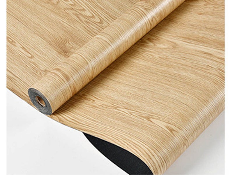 Vinyl Floor Stickers, Wood Grain Pattern Carousel 2