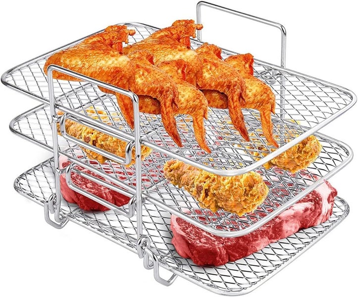 Air Fryer Rack for Ninja Air Fryer Multi-Layer Double Basket Air Fryer Accesso Carousel 1