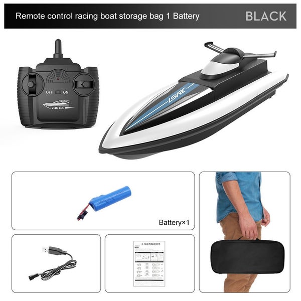 2.4G LSRC-B8 RC High Speed Racing Boat Waterproof Rechargeable Model Electric... Carousel 1
