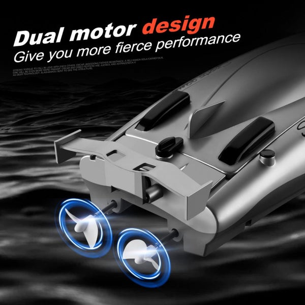 2.4G Radio Rc 30Km/h Racing Boat High Speed Speedboat 20Mins Battery 2 Ch Dua... Carousel 7