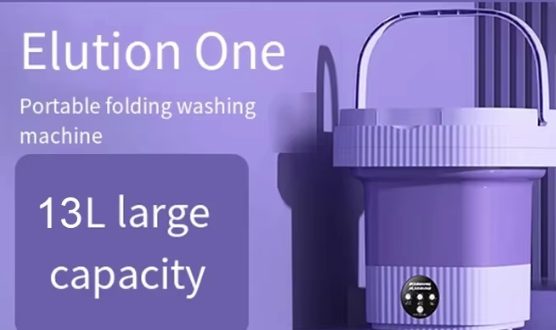 13L Portable Folding Washing Machines Small Washer Travel Home Mini Machine Carousel 2