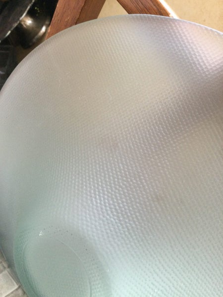 GLASS BOWL SOME SURFACE MARKS Carousel 5