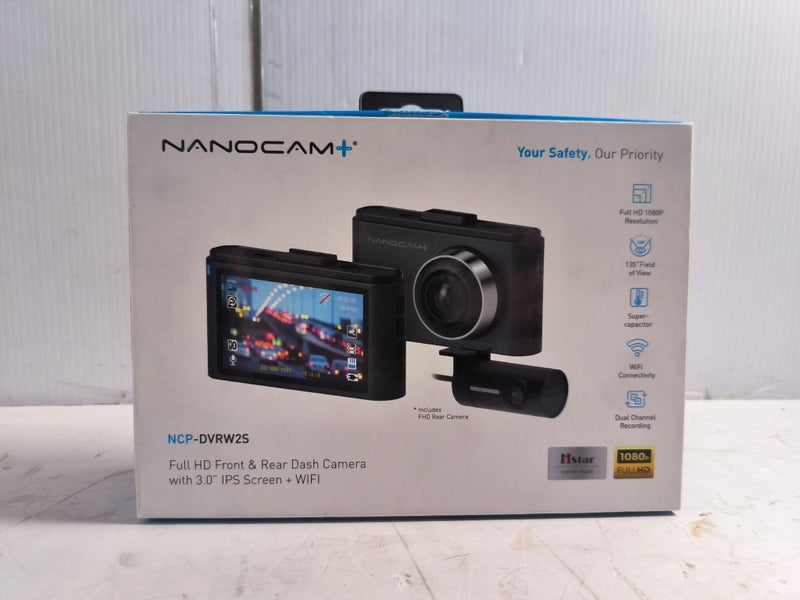 NANOCAM+ 3INCH HD FRONT DASH AND REAR CAMERA #A2144540-1 Carousel 1