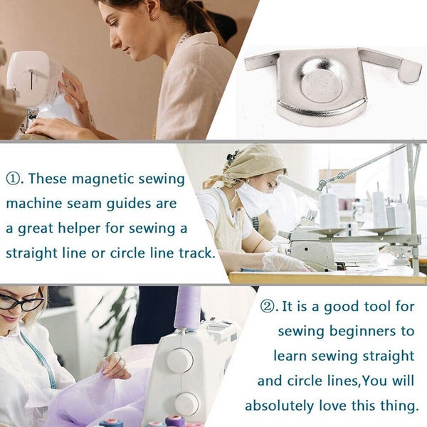 Sewing Gauge Magnetic Seam Guide Sewing Machine Accessories Guides Needle Carousel 2