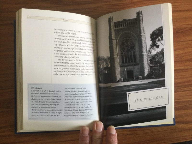 Book. The University Of Melbourne. A visitors guide Carousel 4