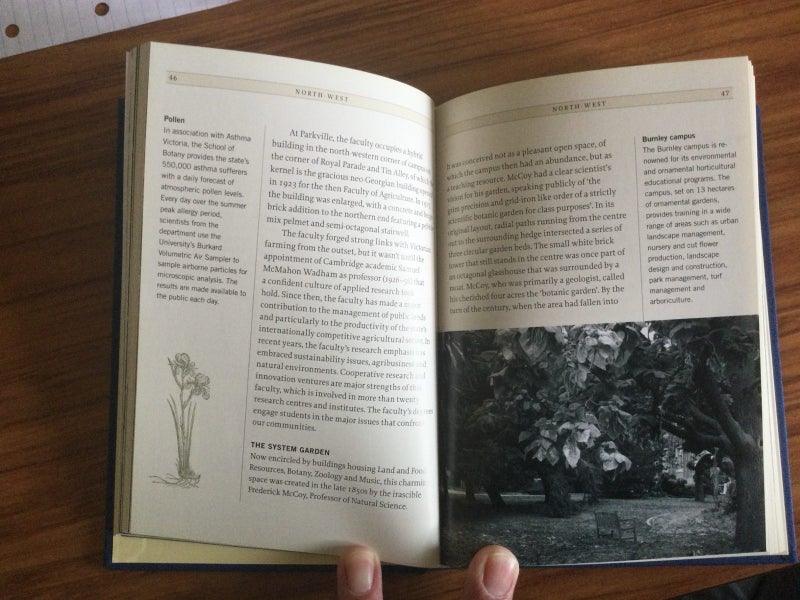Book. The University Of Melbourne. A visitors guide Carousel 2